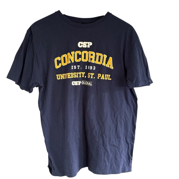 Gildan Concordia University St. Paul CSP Navy Size Large Unisex - Picture 1 of 4